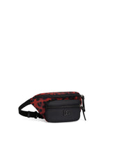 Leopard-print nylon belt bag - | Dolce & Gabbana