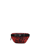 Leopard-print nylon belt bag - | Dolce & Gabbana