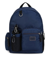 Nylon backpack with DG logo - | Dolce & Gabbana