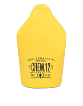 Rubberized technical fabric dry bag with DG logo print - | Dolce & Gabbana