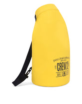 Rubberized technical fabric dry bag with DG logo print - | Dolce & Gabbana