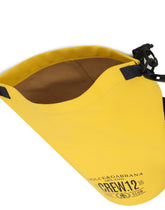 Rubberized technical fabric dry bag with DG logo print - | Dolce & Gabbana