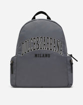 Nylon backpack with Dolce&Gabbana logo - | Dolce & Gabbana