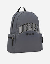 Nylon backpack with Dolce&Gabbana logo - | Dolce & Gabbana