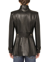 Leather peacot - | Dolce & Gabbana