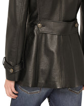 Leather peacot - | Dolce & Gabbana