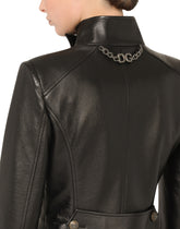 Leather peacot - | Dolce & Gabbana