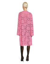 Branded floral cordonetto lace coat - | Dolce & Gabbana