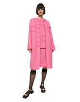 Single-breasted tweed coat - | Dolce & Gabbana