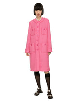 Single-breasted tweed coat - | Dolce & Gabbana