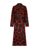 Giraffe-print ottoman trench coat - | Dolce & Gabbana