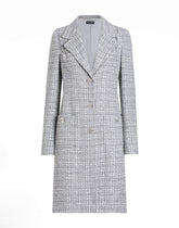 Single-breasted coat in lamé bouclé tweed - | Dolce & Gabbana