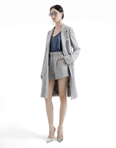 Single-breasted coat in lamé bouclé tweed - | Dolce & Gabbana