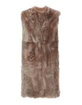Sleeveless sheepskin coat - | Dolce & Gabbana