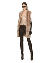 Sleeveless sheepskin coat - | Dolce & Gabbana
