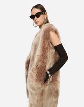 Sleeveless sheepskin coat - | Dolce & Gabbana