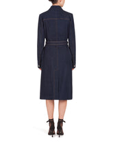 Denim coat with belt and pockets - | Dolce & Gabbana