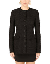 Single-breasted tweed jacket - | Dolce & Gabbana