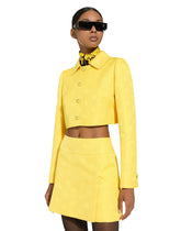 Short quilted jacquard jacket with DG logo - | Dolce & Gabbana