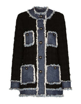 Tweed and denim jacket - | Dolce & Gabbana