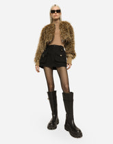 Short faux fur jacket - | Dolce & Gabbana