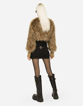 Short faux fur jacket - | Dolce & Gabbana