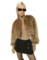 Short faux fur jacket - | Dolce & Gabbana