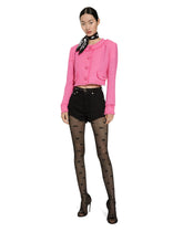 Short raschel tweed jacket - | Dolce & Gabbana