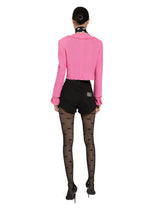 Short raschel tweed jacket - | Dolce & Gabbana