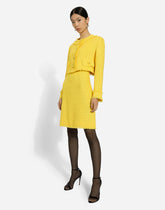 Short raschel tweed jacket - | Dolce & Gabbana