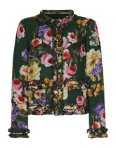 Garden-print chiffon jacket - | Dolce & Gabbana