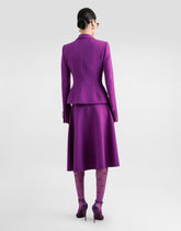 Soft jacket in double crêpe - | Dolce & Gabbana
