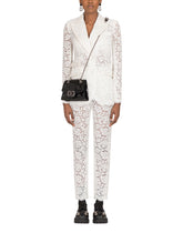 Lace jacket with edge detailing - | Dolce & Gabbana