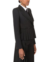 Double-breasted woolen blazer - | Dolce & Gabbana