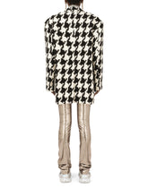 Houndstooth jacket with pearl DG buttons - | Dolce & Gabbana