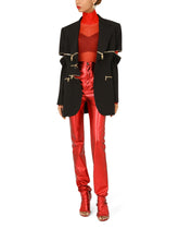 Single-breasted jacket with zipper - | Dolce & Gabbana