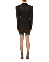 Double-breasted cordonetto lace jacket - | Dolce & Gabbana