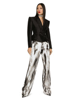 Double-breasted mikado jacket - | Dolce & Gabbana