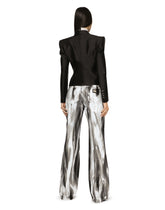 Double-breasted mikado jacket - | Dolce & Gabbana