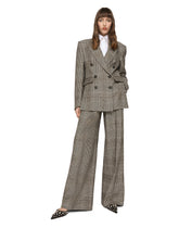 Glen plaid jacket with vents - | Dolce & Gabbana