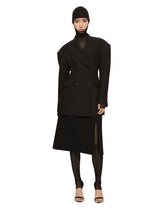 Double-breasted technical crepe jacket - | Dolce & Gabbana