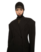 Double-breasted technical crepe jacket - | Dolce & Gabbana