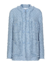 Single-breasted cotton rush-stitch jacket - | Dolce & Gabbana