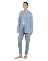 Single-breasted cotton rush-stitch jacket - | Dolce & Gabbana