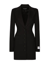KIM DOLCE&GABBANA Single-breasted technical jersey Turlington jacket - | Dolce & Gabbana