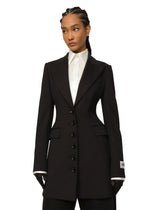 KIM DOLCE&GABBANA Single-breasted technical jersey Turlington jacket - | Dolce & Gabbana