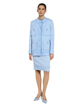 Single-breasted raschel tweed jacket - | Dolce & Gabbana
