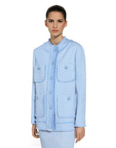 Single-breasted raschel tweed jacket - | Dolce & Gabbana