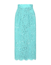 Skirt in cordonetto lace - | Dolce & Gabbana
