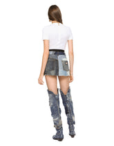 Patchwork denim miniskirt - | Dolce & Gabbana